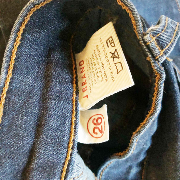 J Brand Super Skinny Starless Dark Wash Jean SZ26 - Picture 6 of 8